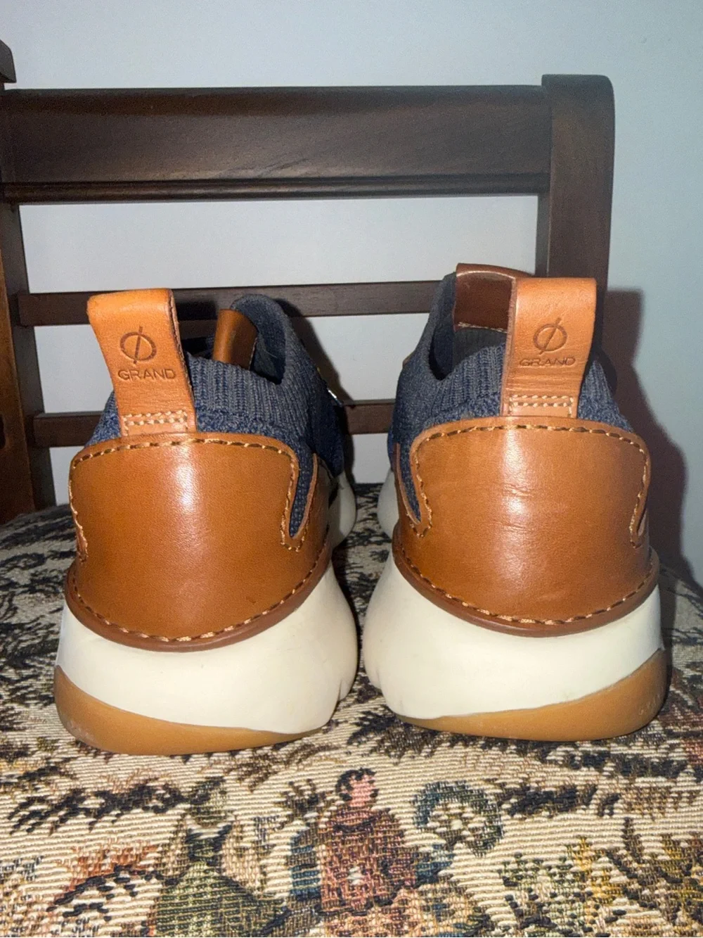 Cole Haan Zerogrand Stitchlite All Day Sneaker Marine Blue Brown Men’s 10.5M